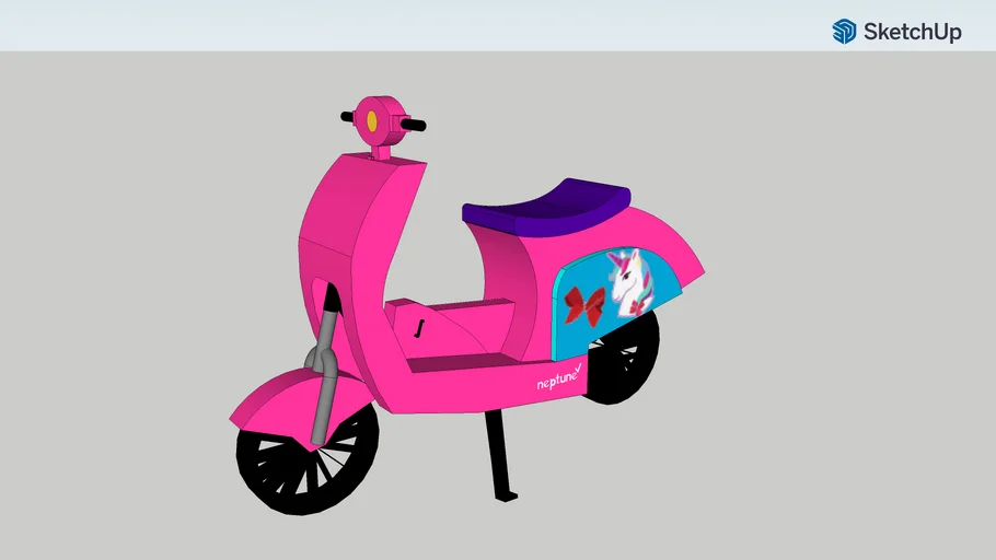 JoJo Siwa pedal scooter