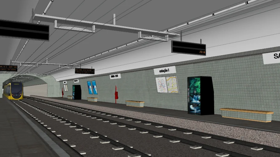 SUBWAY STATION .