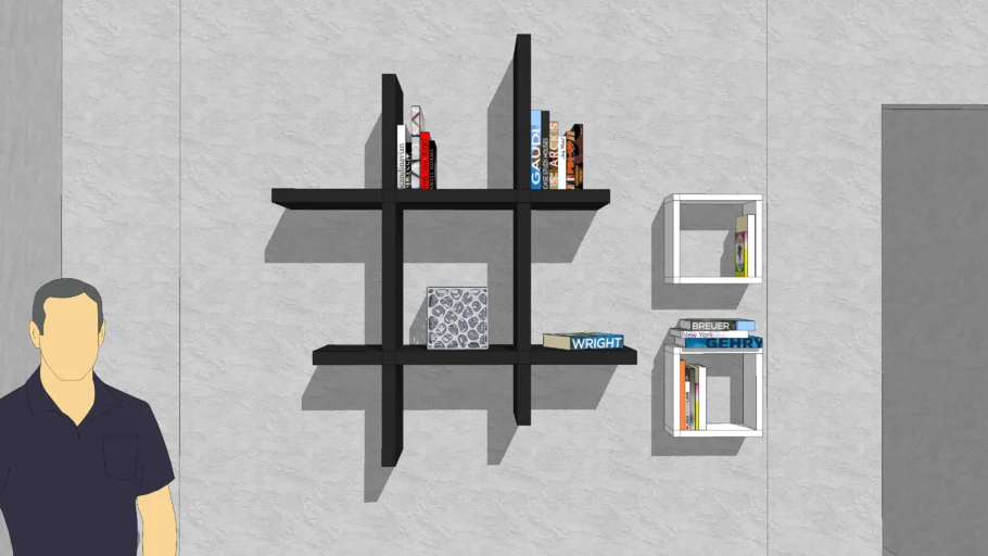 Repisa Gato # - Shelf # 