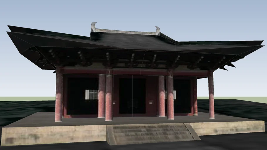 The Main Hall of Hualin Temple   （华林寺大殿）