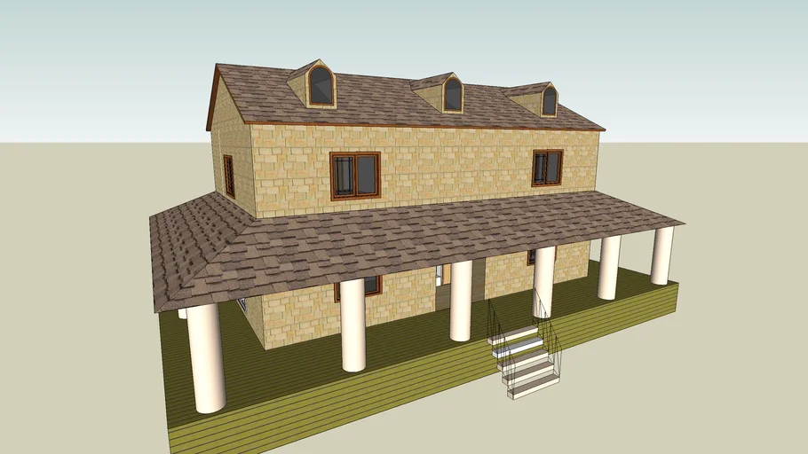 Sketchup For Dummies Nice home by BK