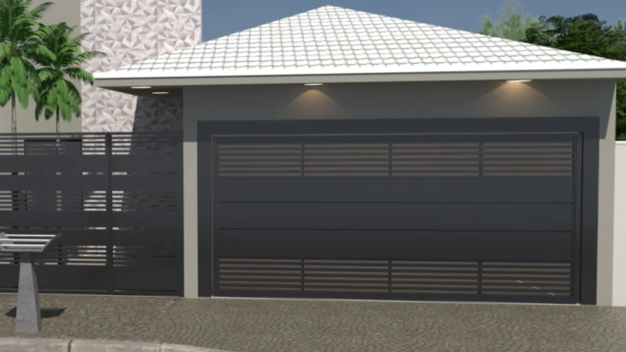 PORTAO GARAGEM E PORTAO SOCIAL