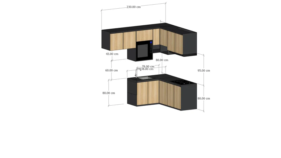 kitchen set modern minimalis surabaya