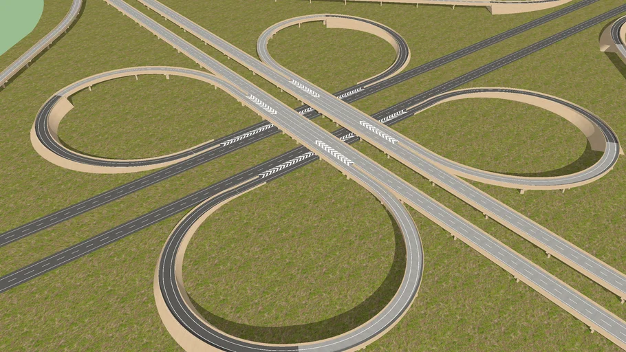 The cloverleaf interchange