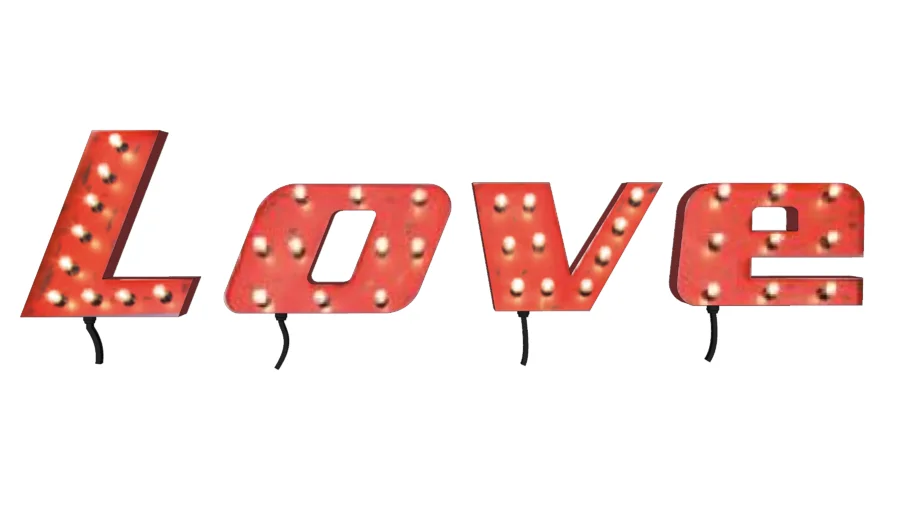 35190 Wall Light Vintage Love (Leuchtobjekt Vintage Love)