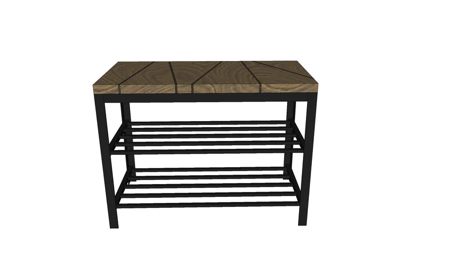 Rak Sepatu Industrial Mini / Mini Industrial Shoe Rack