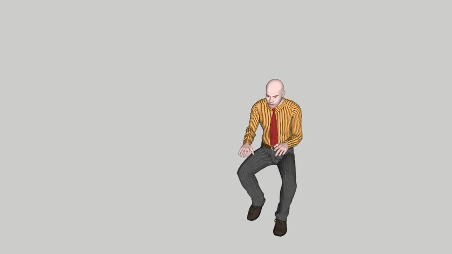 Man Sitting Computer 01