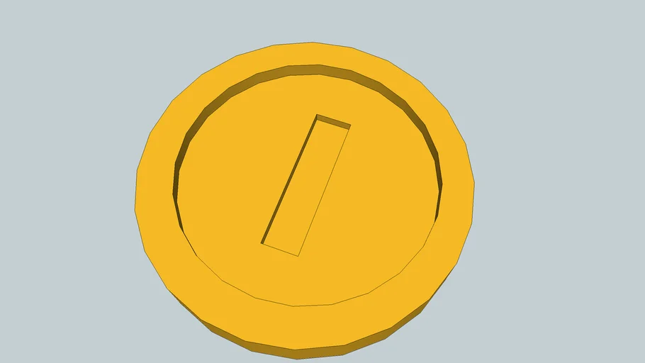 Mario Coin | 3D Warehouse