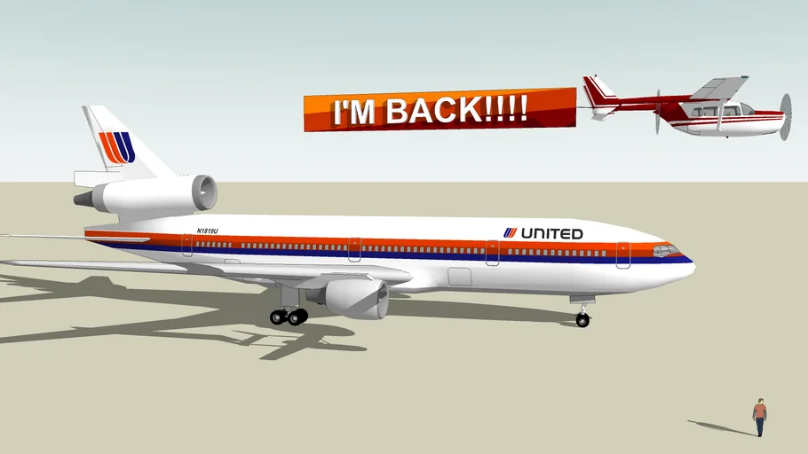 United Air Lines McDonnell Douglas DC-10-10