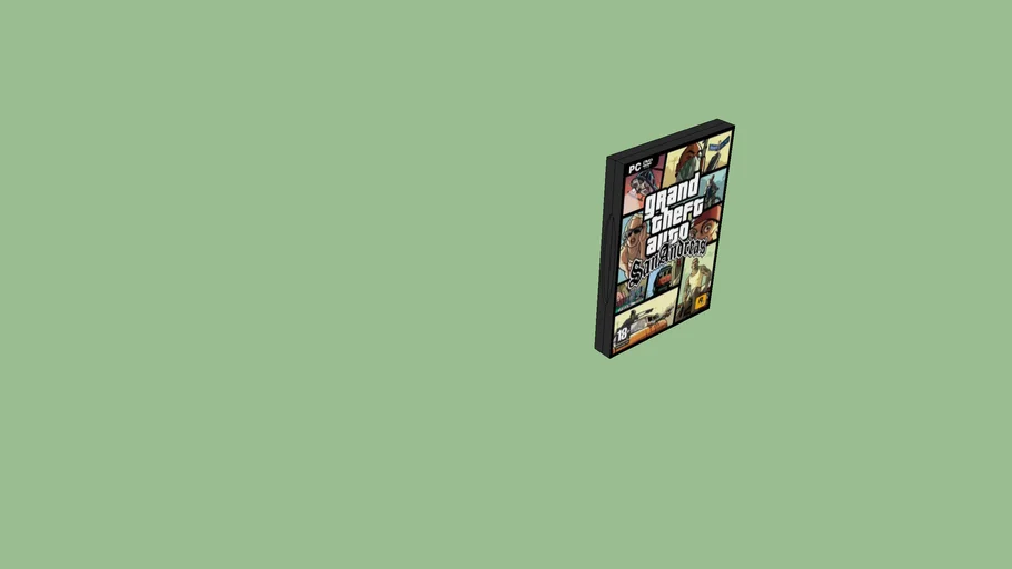 Estuche De Grand Theft Auto San Andreas