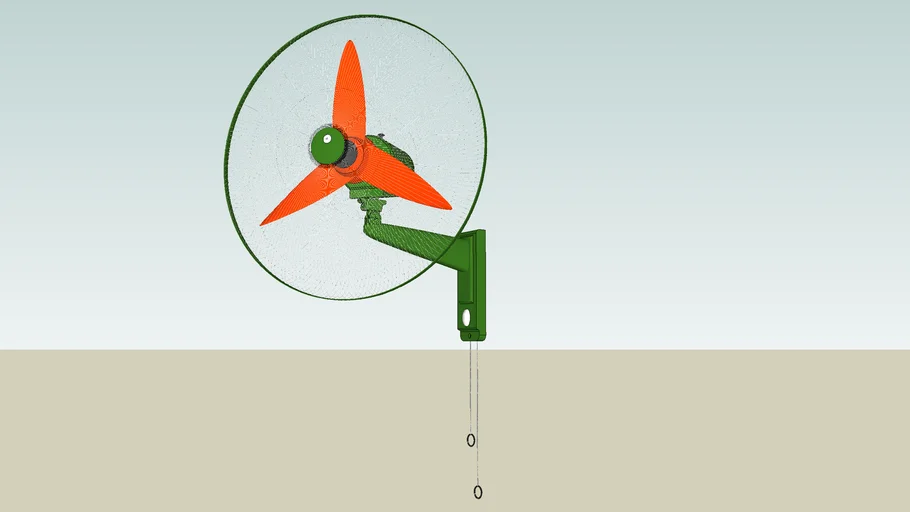 Modern wall fan