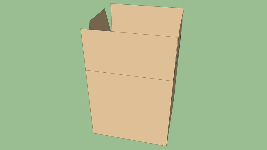 box(open) | 3D Warehouse
