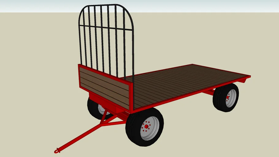 Flat trailer