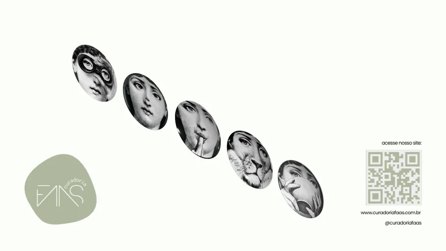 Pratos Decorativos de Parede (Fornasetti) - Curadoria FAAS