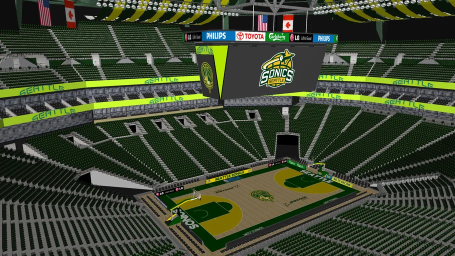 BOEING ARENA (SEATTLE SONICS) 2nd version