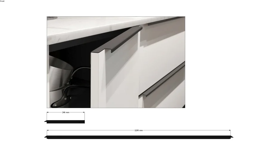 Modern handle_Metallab