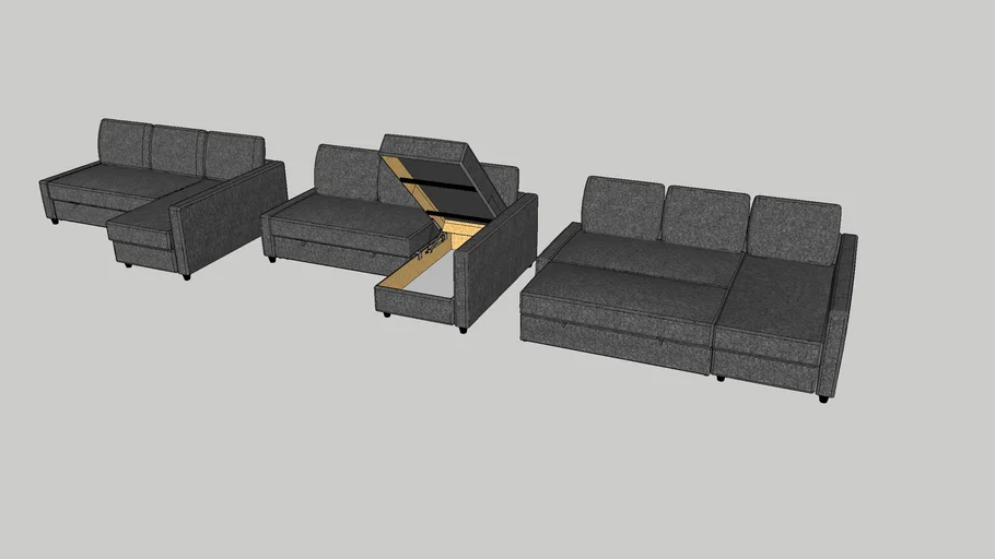 FRIHETEN Corner sofa-bed with storage #IKEA