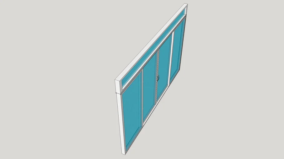 12' By parting door