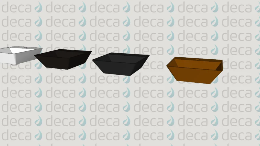 Deca Cuba de Apoio Quadrada - Código L.270 Mesa