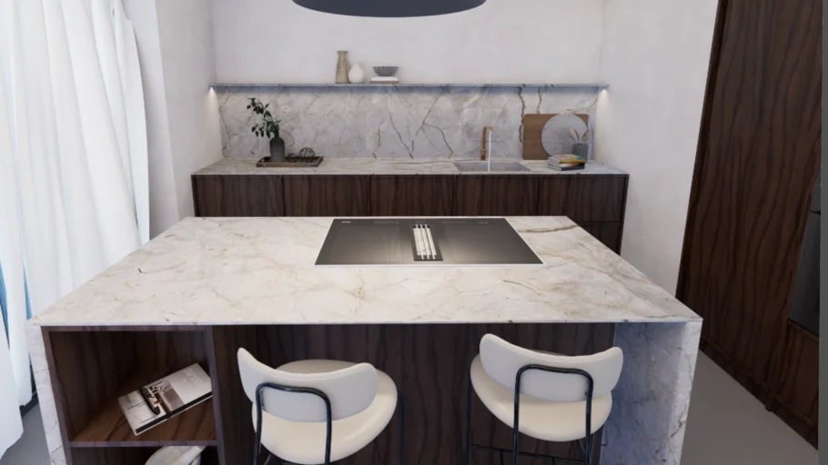 Japandi kitchen 