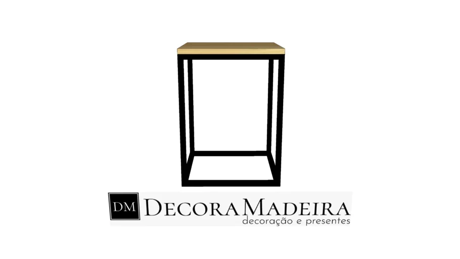 Mesa de Canto Criado Mudo Industrial