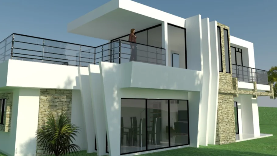 CASA MODERNA 2 PISOS- 