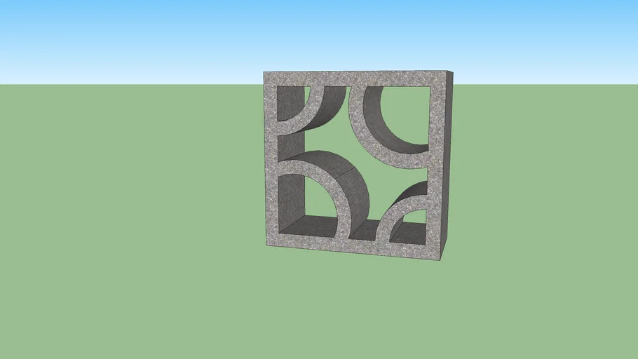 Khmer concrete louver 7