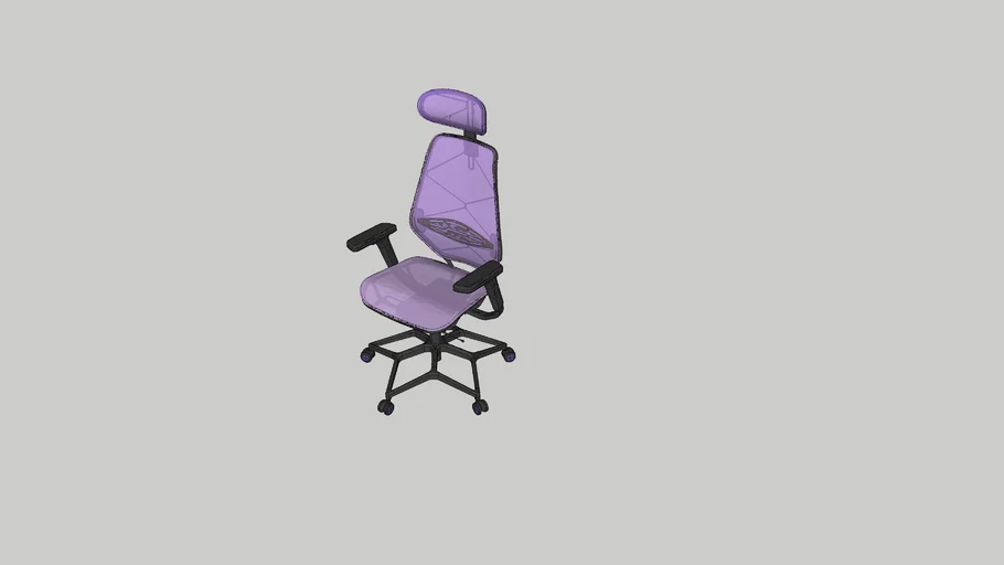 IKEA STYRSPEL gaming chair purple-black
