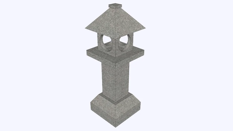 Japanese Stone Lantern 01