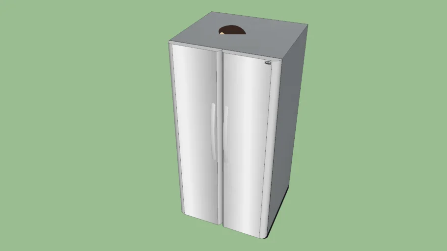 Standard Size 2 Door Side by Side Fridge and Freezer