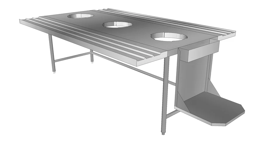 stainless Steel Recycling Table