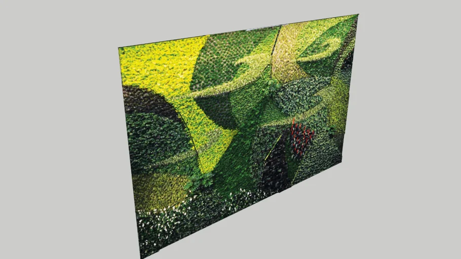 green wall