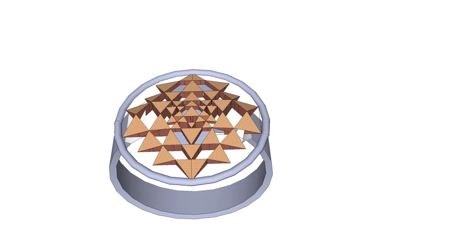 Wedding Sri Yantra ring