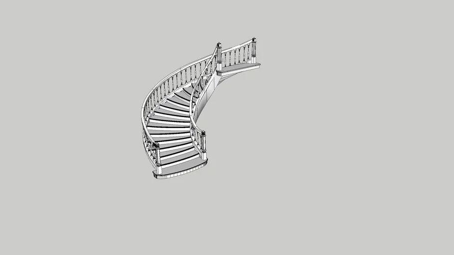 Wooden stairs