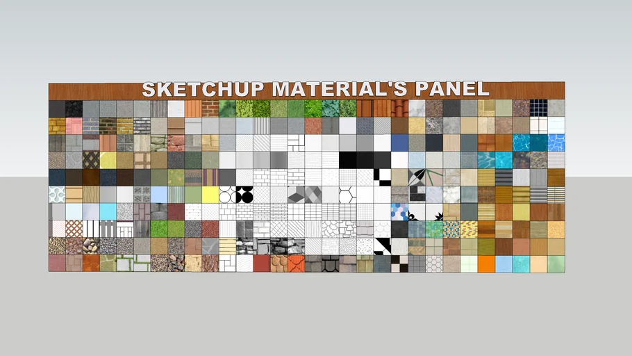 SKETCHUP MATERIAL'S
