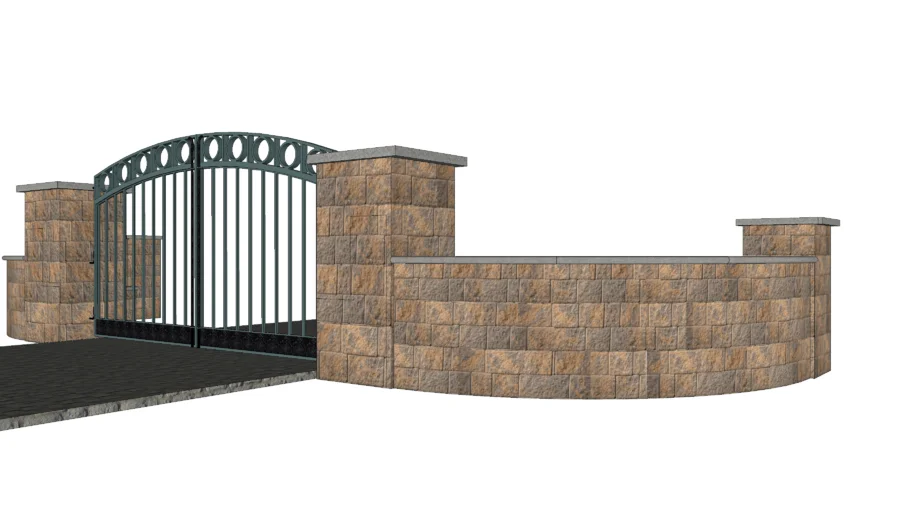 Cambridge Maytrx Half Circle Gate Entrance.