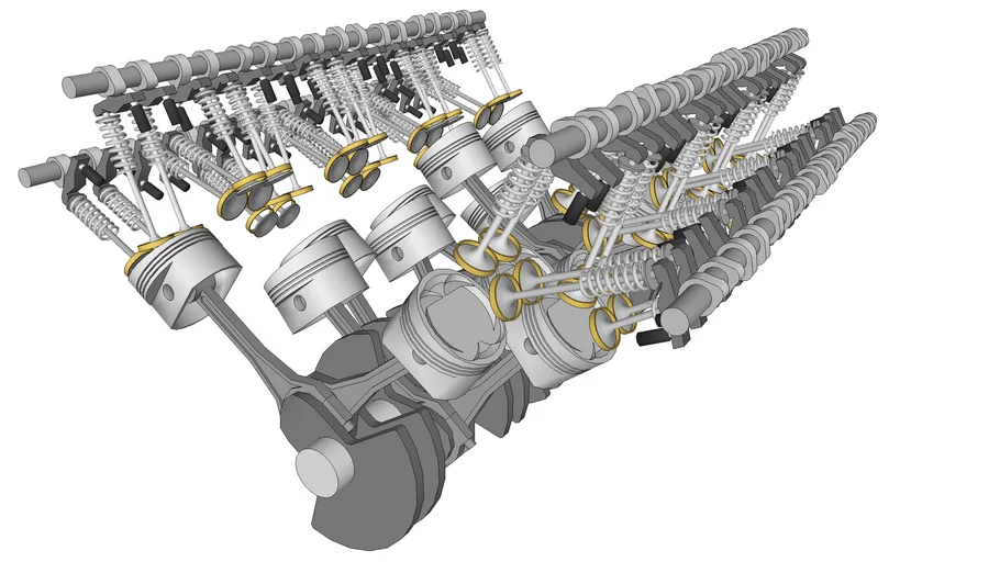 W16 Bugatti Veyron engine