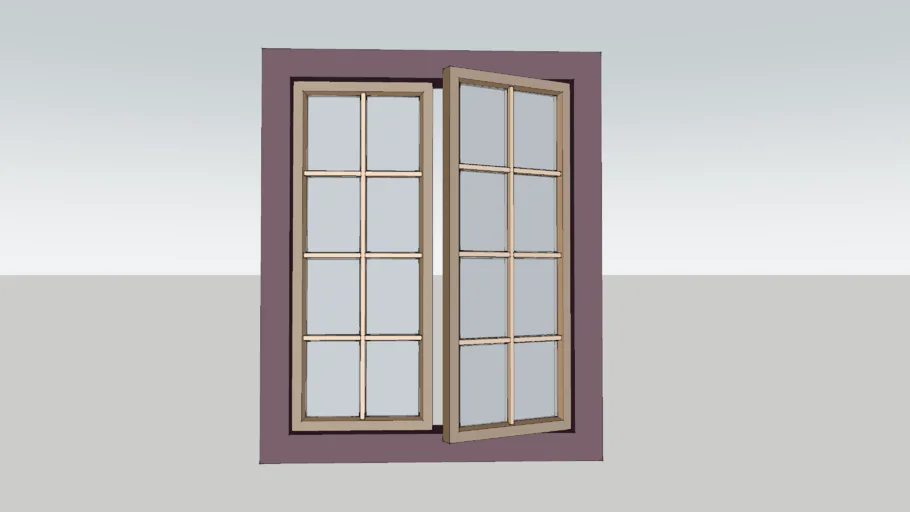 French Casement Window (Simple)
