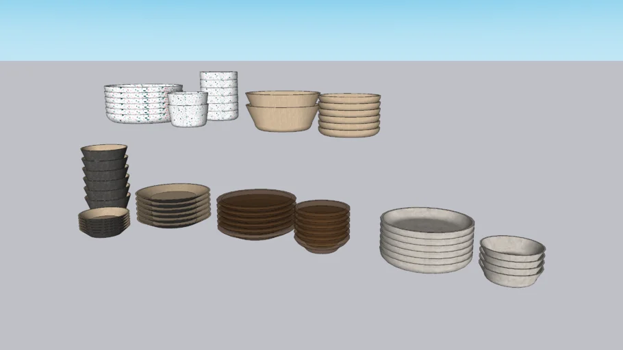 Plates and bowls