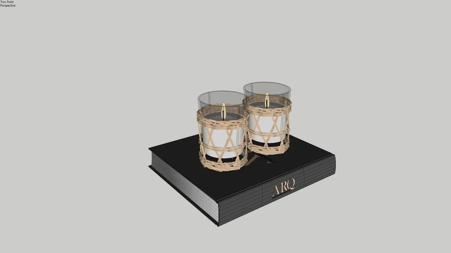 DECOR LIVRO E VELAS