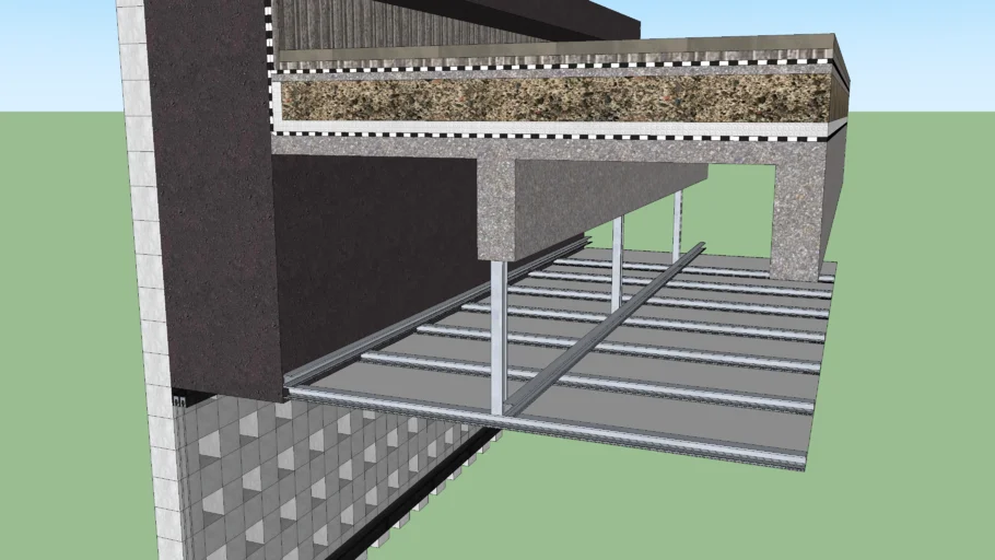 cubierta con durlock