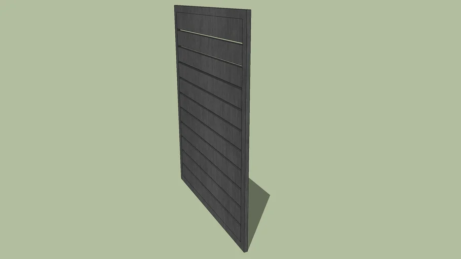Aluminium Slat Gate.