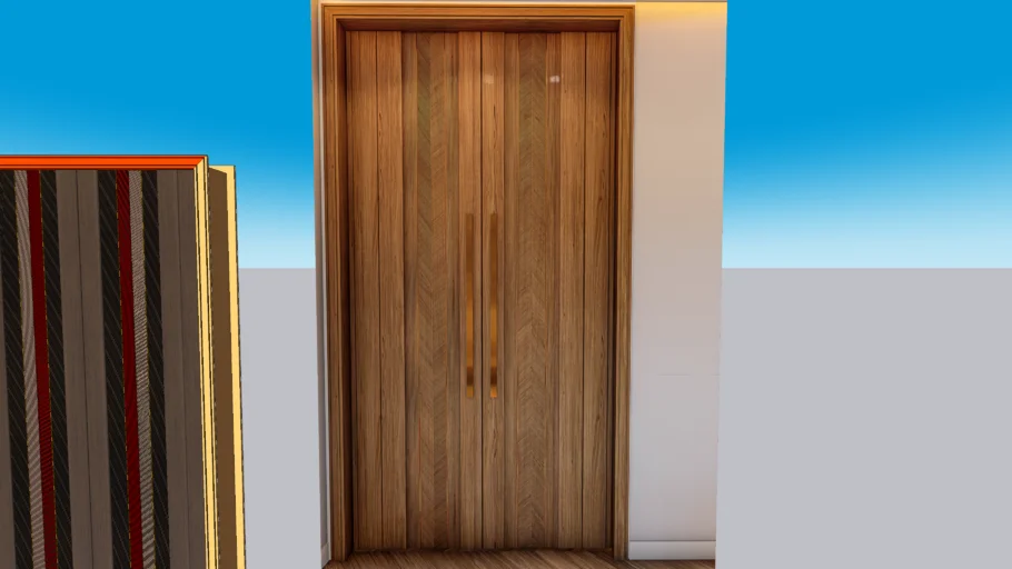solid wood main door