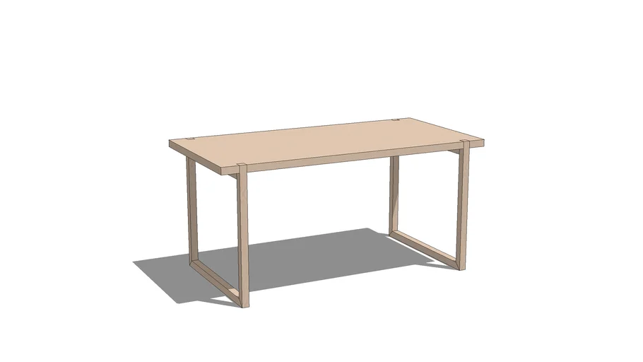 Wooden Dining Table v.1