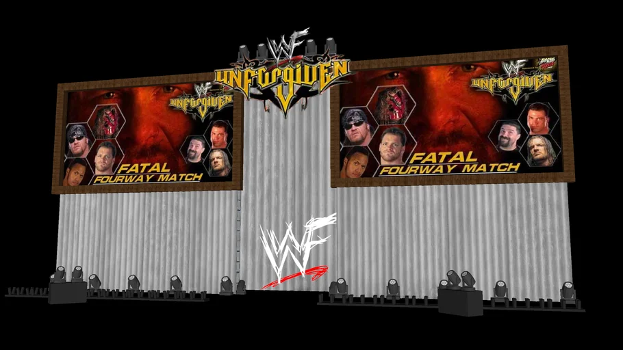WWF Unforgiven 2000 Stage Model