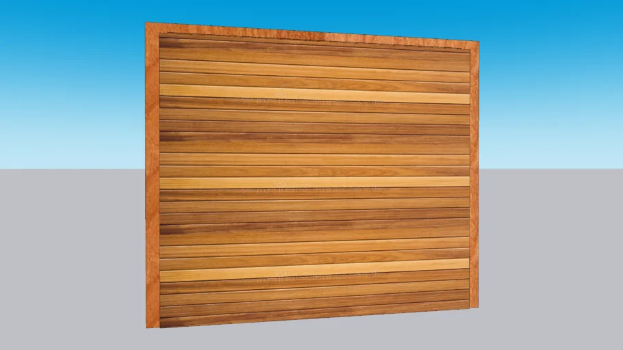 porton de madera