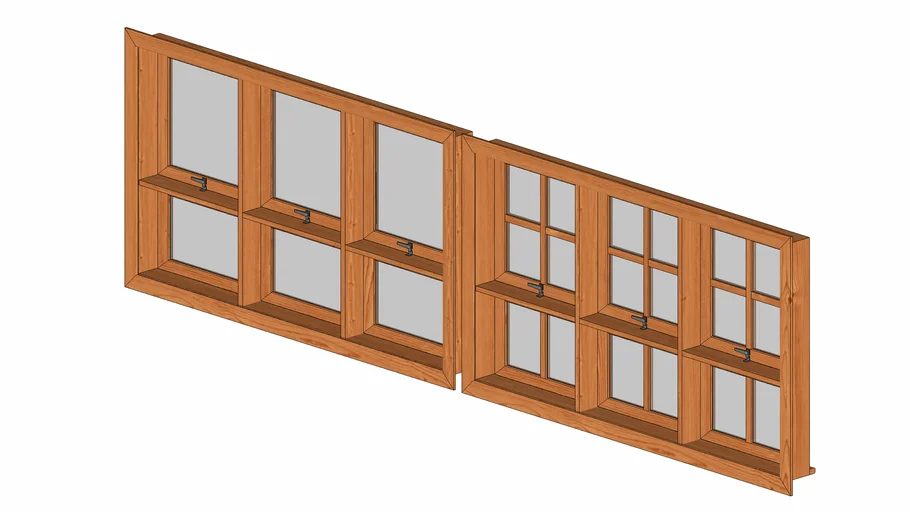 Esquadria de madeira Maxim-ar - 1.80x1.00