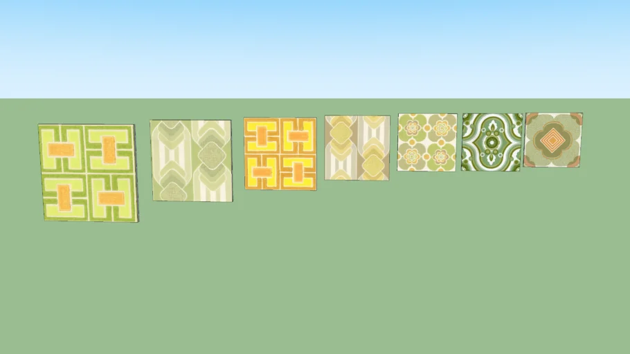 Wallpaper textures from the 70's - part three