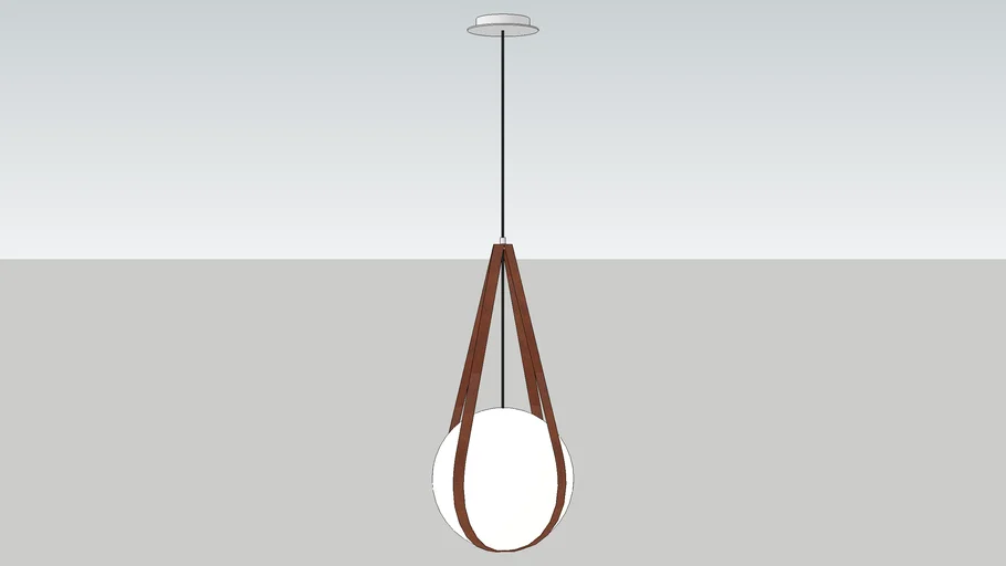 Belt Globe Pendant Light