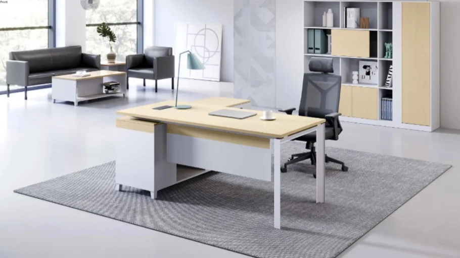 Stance Gesture Executive L-Shape Table